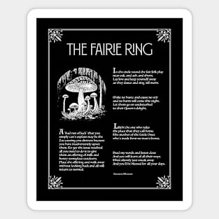 The Fairie Ring - Dark Shirts Magnet